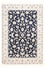 Tapis persan - Nain - Royal - 175 x 120 cm - bleu foncé
