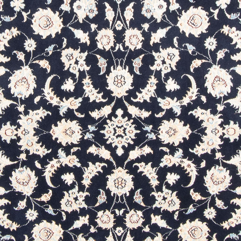Tapis persan - Nain - Royal - 175 x 120 cm - bleu foncé