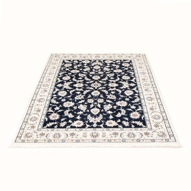 Tapis persan - Nain - Royal - 175 x 120 cm - bleu foncé
