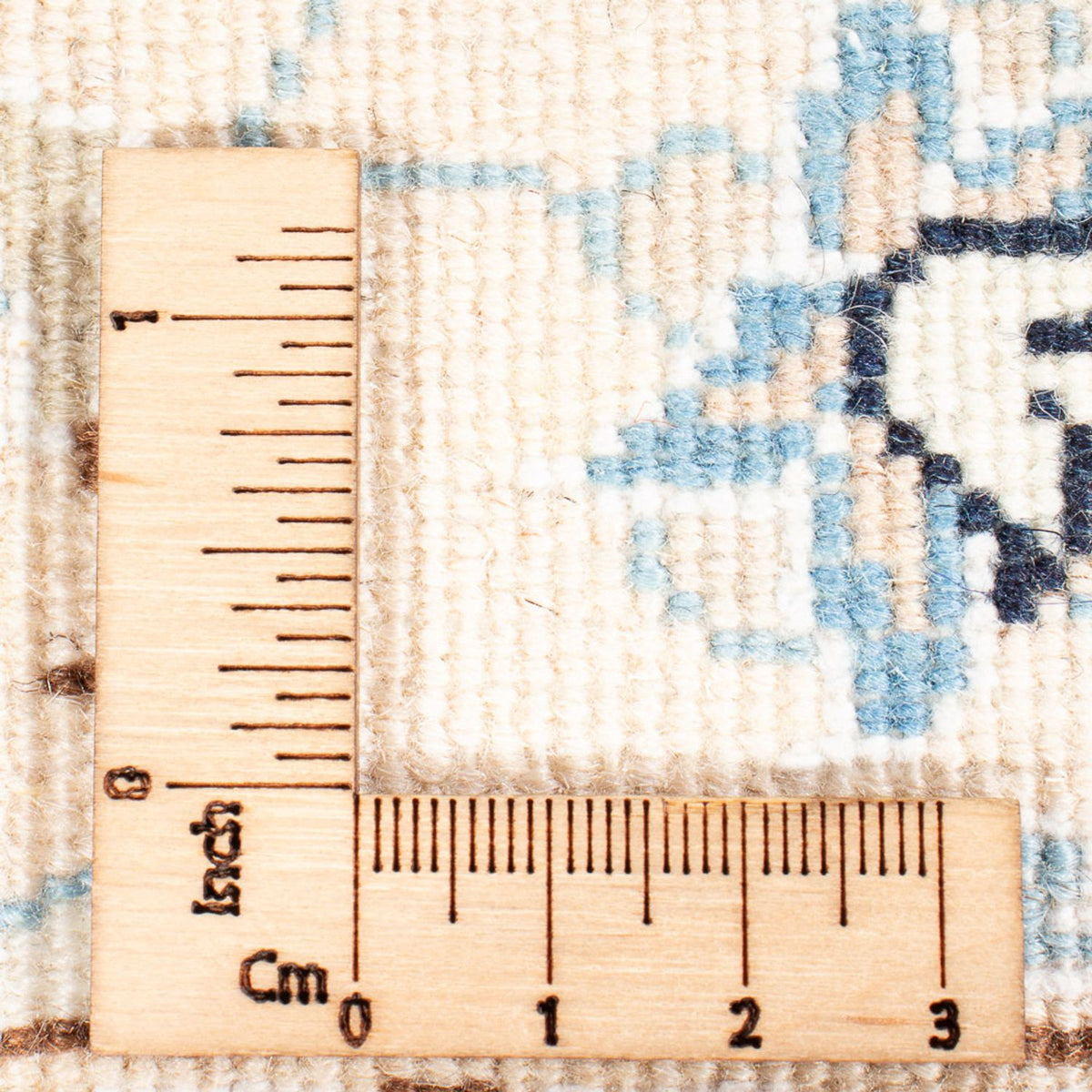 Tapis persan - Nain - Premium - 138 x 82 cm - bleu foncé