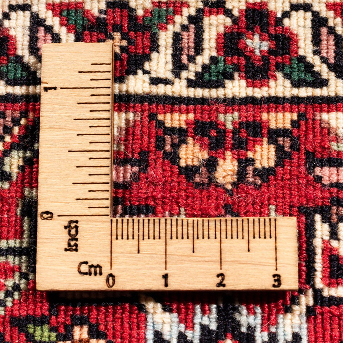 Tapis persan - Bidjar - 238 x 178 cm - rouge