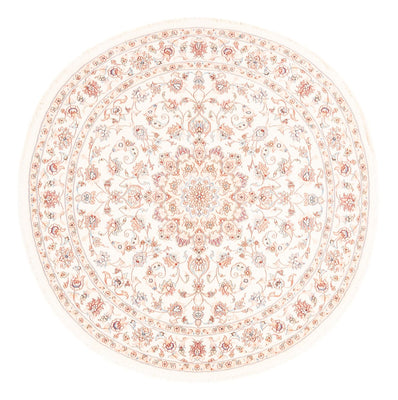 Tapis persan - Tabriz ronde  - 154 x 147 cm - crème