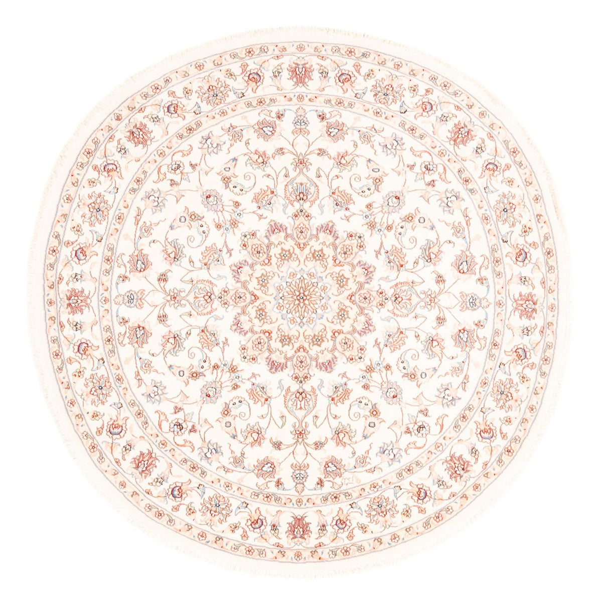 Tapis persan - Tabriz ronde  - 154 x 147 cm - crème