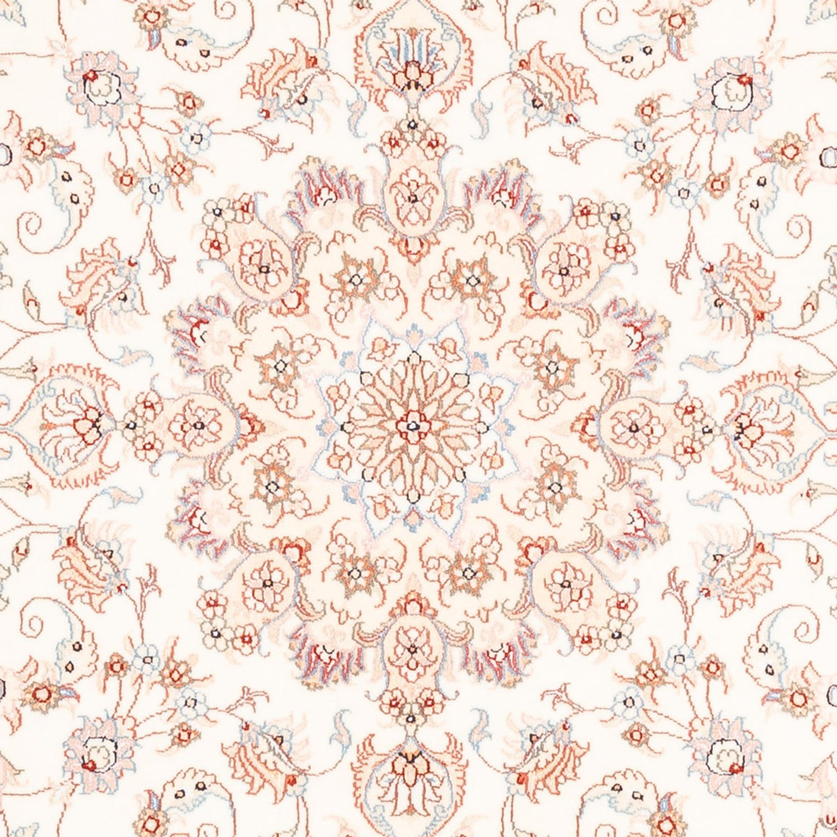 Tapis persan - Tabriz ronde  - 154 x 147 cm - crème