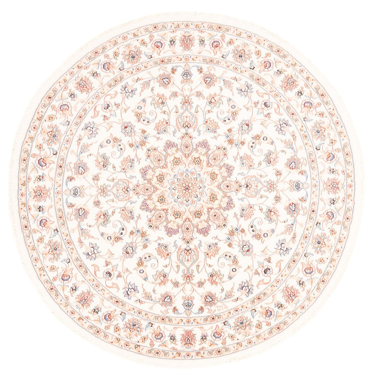 Tapis persan - Tabriz ronde  - 151 x 146 cm - crème