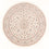 Tapis persan - Tabriz - Royal ronde  - 197 x 194 cm - crème