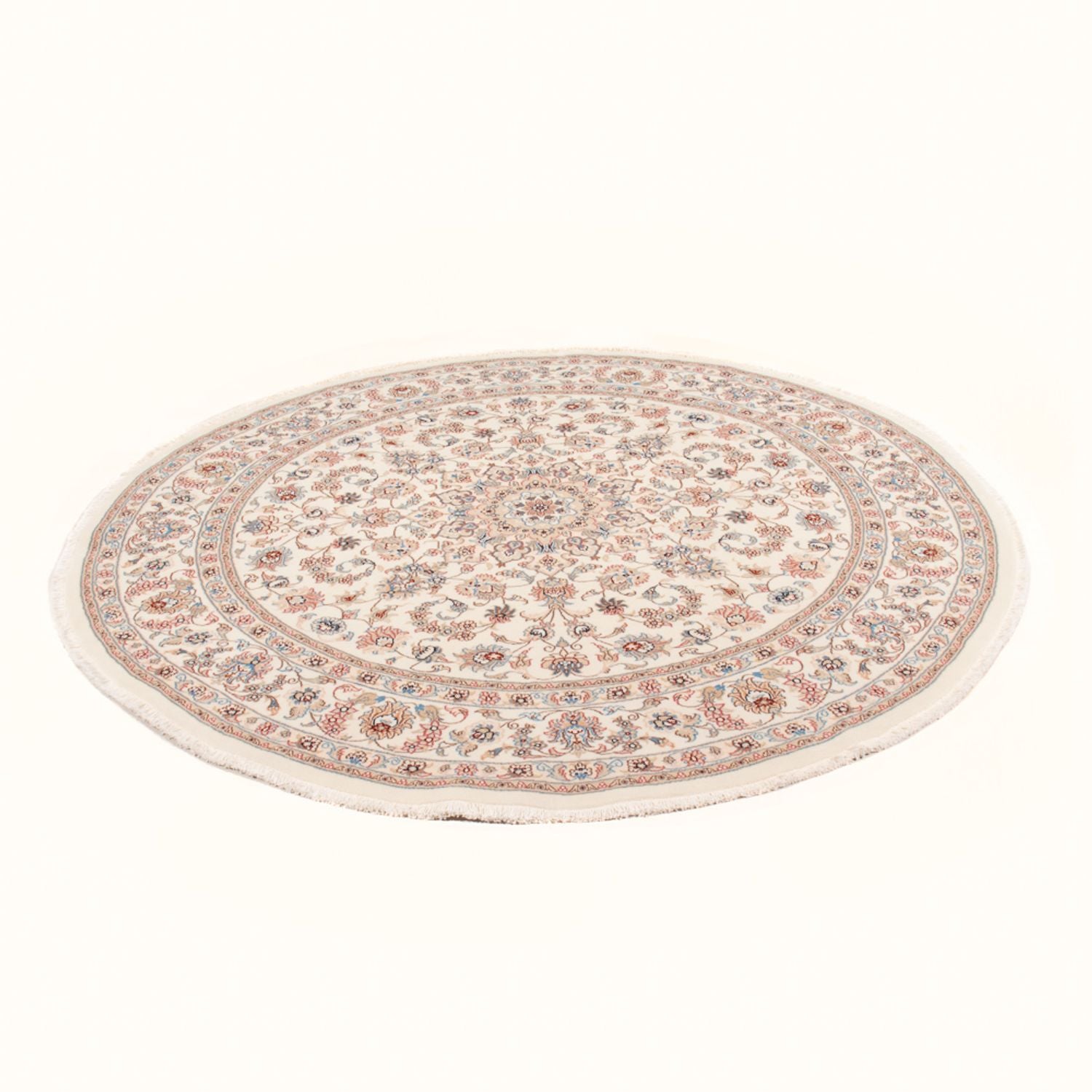 Tapis persan - Tabriz - Royal ronde  - 197 x 194 cm - crème