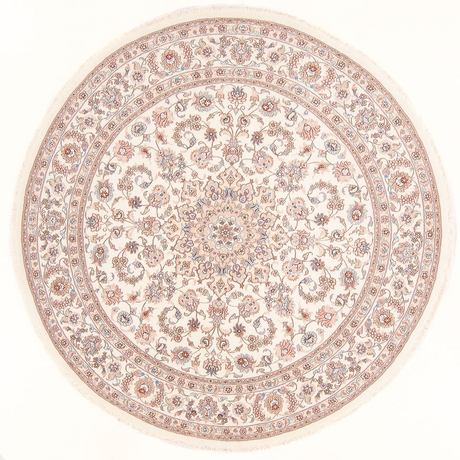 Tapis persan - Tabriz - Royal ronde  - 202 x 196 cm - crème