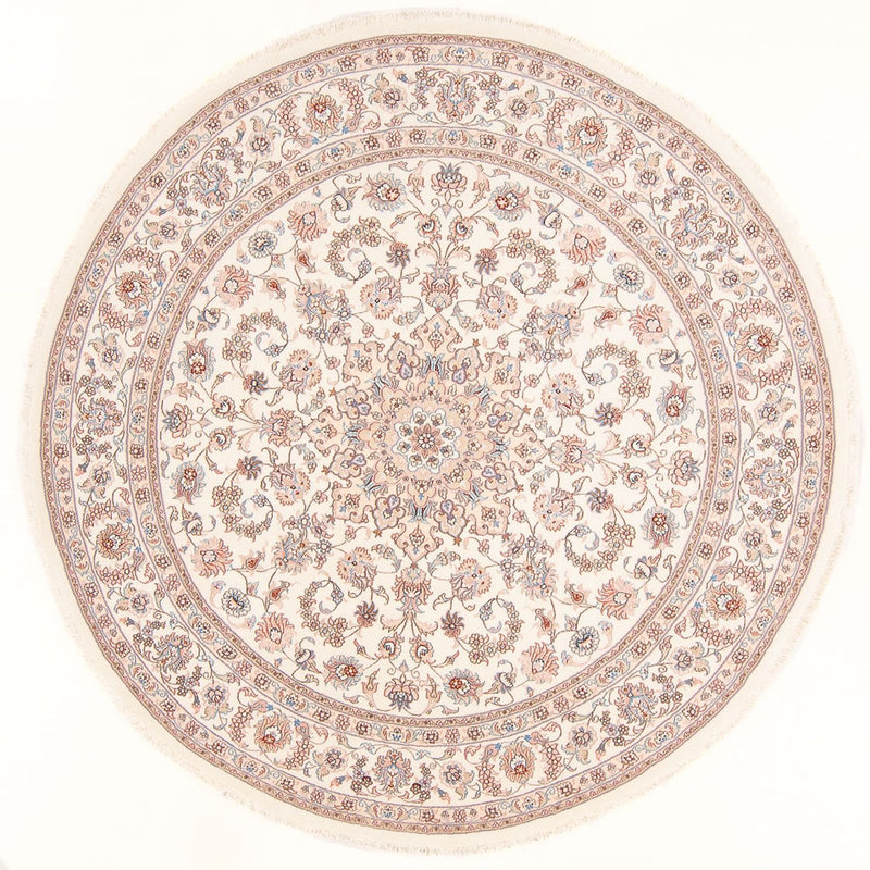 Tapis persan - Tabriz - Royal ronde  - 202 x 196 cm - crème