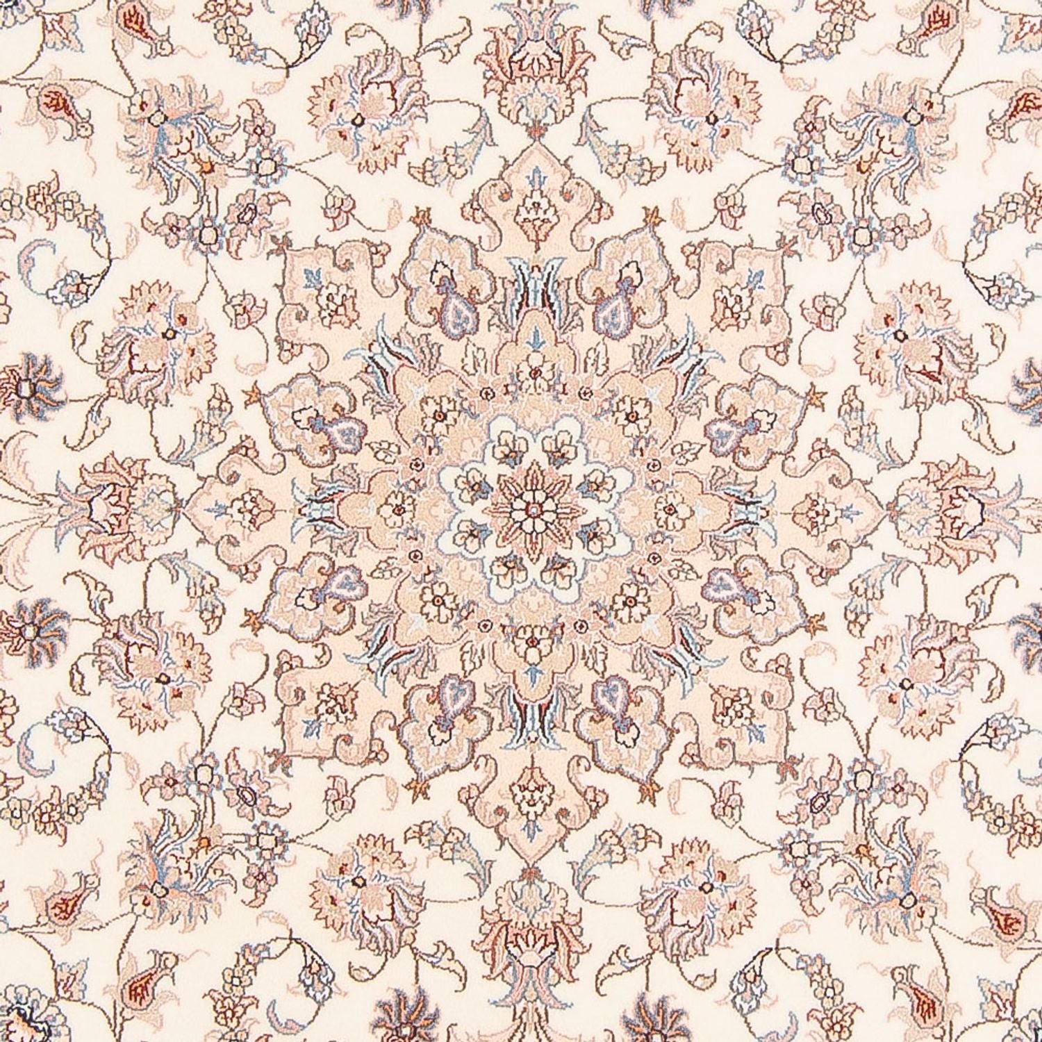 Tapis persan - Tabriz - Royal ronde  - 202 x 196 cm - crème