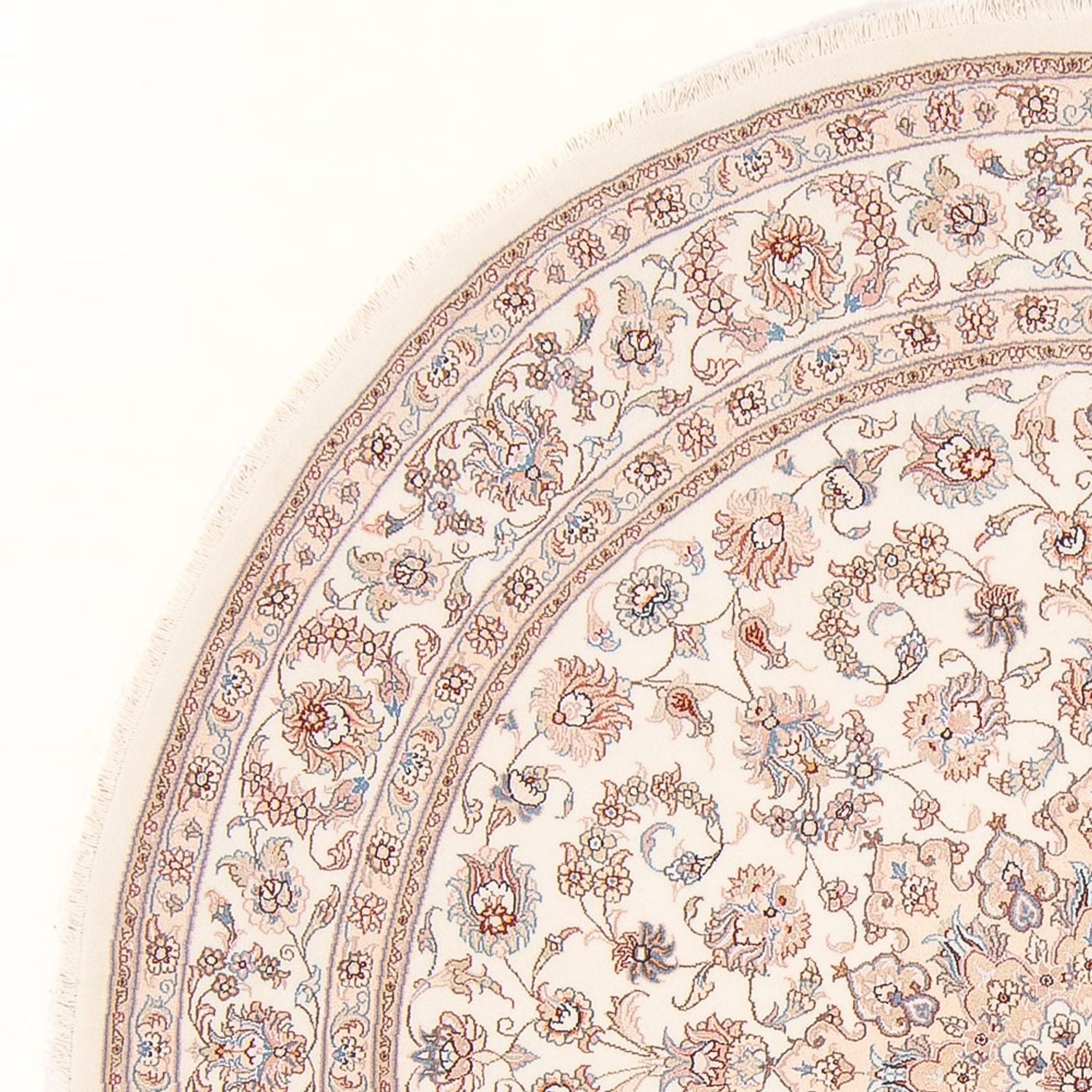 Tapis persan - Tabriz - Royal ronde  - 202 x 196 cm - crème