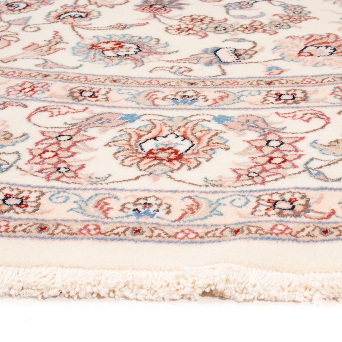 Tapis persan - Tabriz - Royal ronde  - 202 x 196 cm - crème