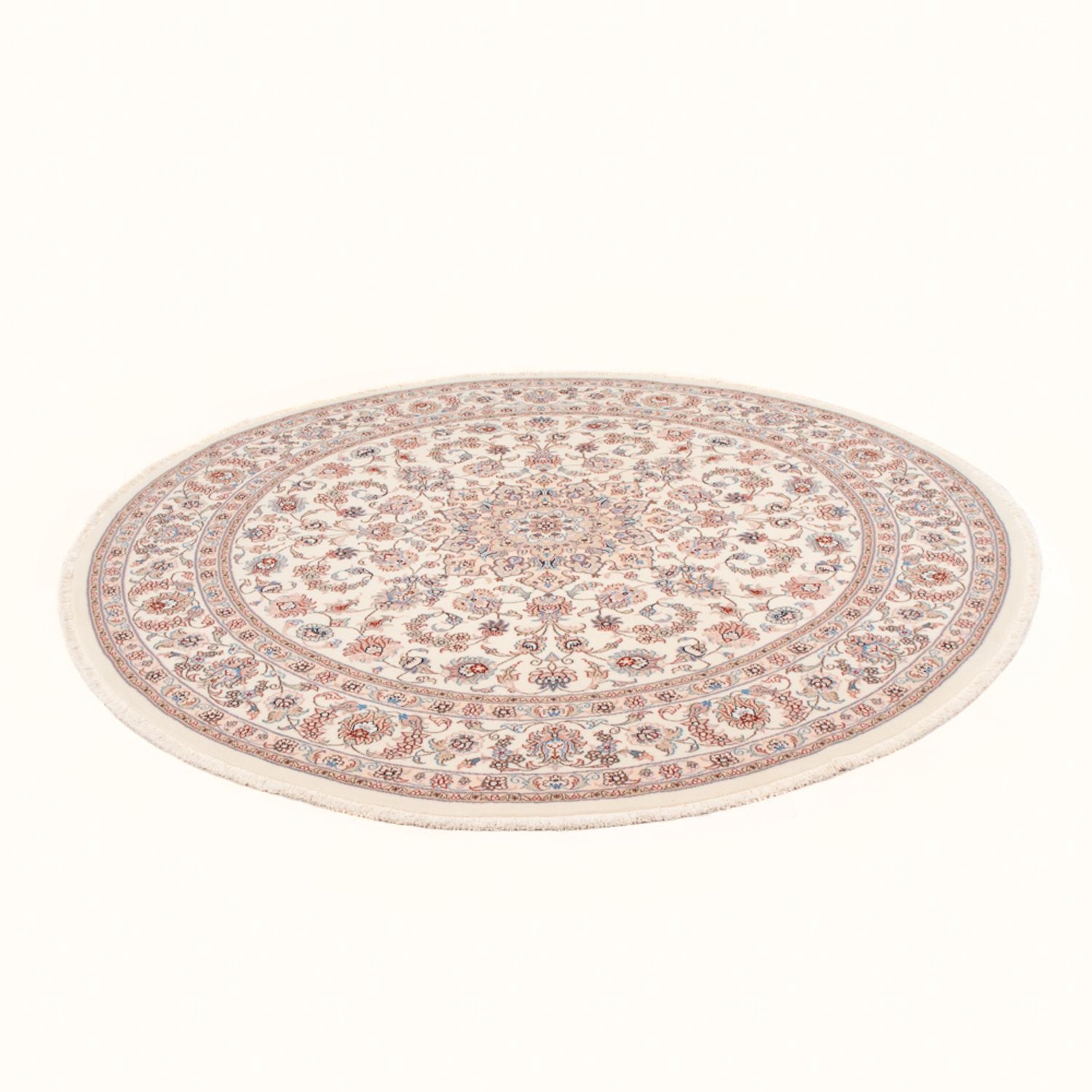 Tapis persan - Tabriz - Royal ronde  - 202 x 196 cm - crème