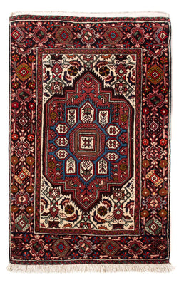 Tapis persan - Nomadic - 77 x 50 cm - rouge