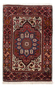 Tapis persan - Nomadic - 77 x 50 cm - rouge