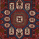 Tapis persan - Nomadic - 77 x 50 cm - rouge