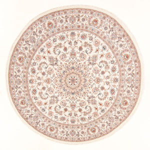 Tapis persan - Tabriz - Royal ronde  - 200 x 200 cm - crème