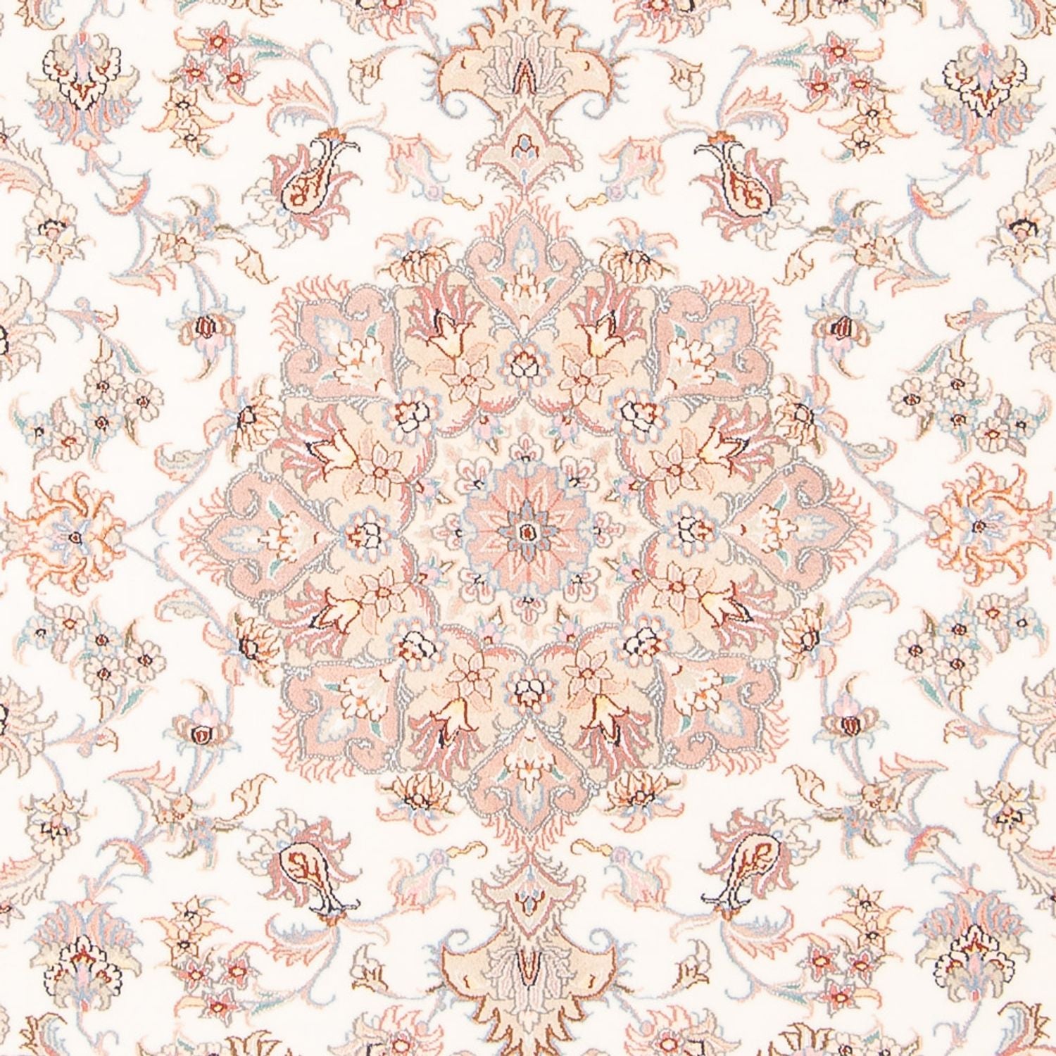 Tapis persan - Tabriz - Royal - 198 x 152 cm - crème