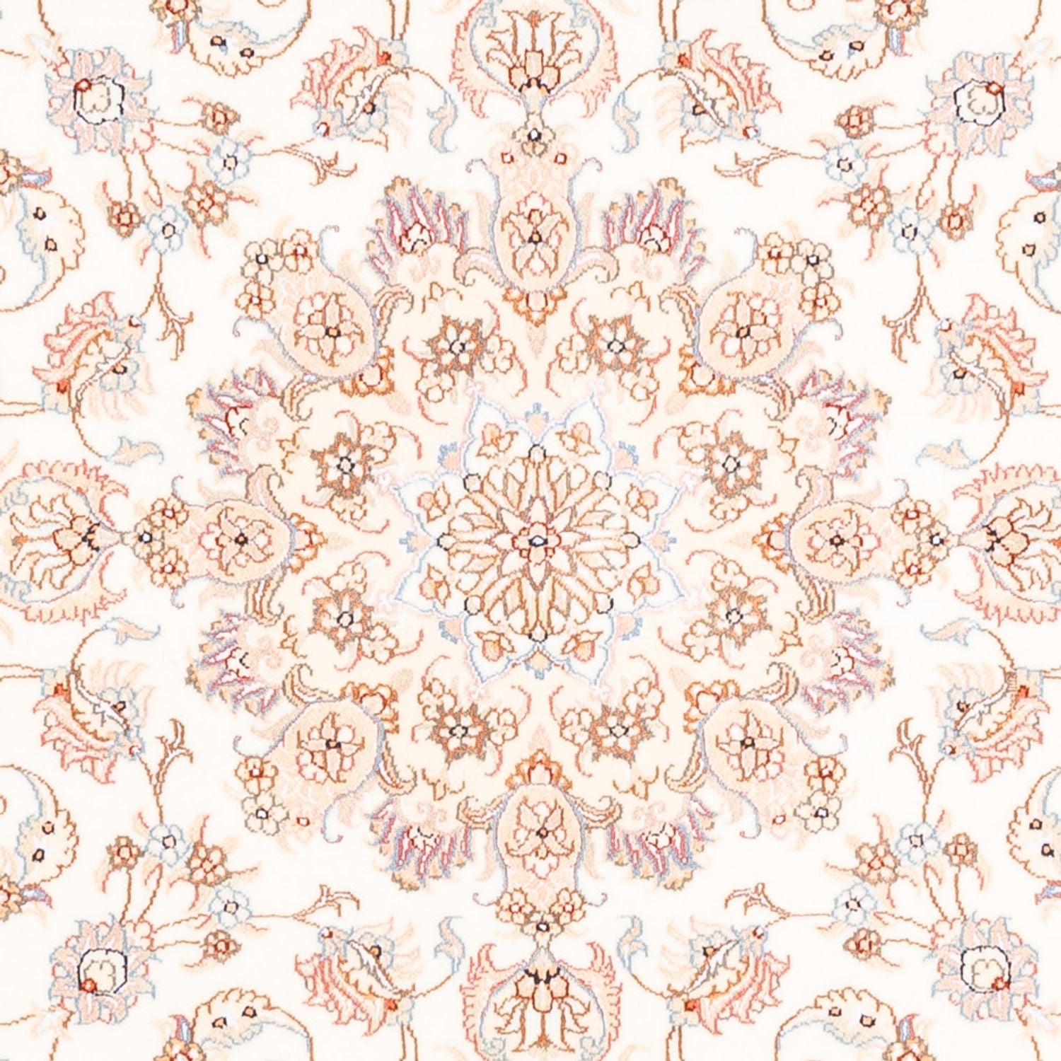 Tapis persan - Tabriz ronde  - 150 x 150 cm - crème