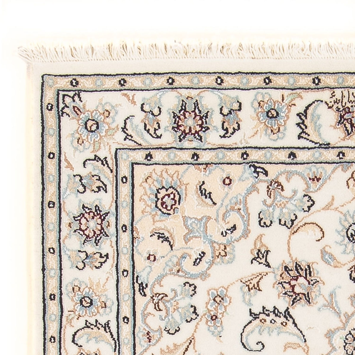 Tapis persan - Nain - Premium - 120 x 80 cm - crème