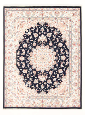 Tapis persan - Tabriz - Royal - 200 x 149 cm - bleu foncé