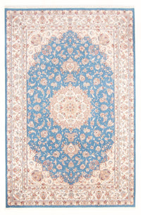Tapis persan - Tabriz - Royal - 300 x 200 cm - bleu clair