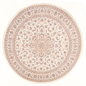 Tapis persan - Tabriz - Royal ronde  - 248 x 248 cm - crème