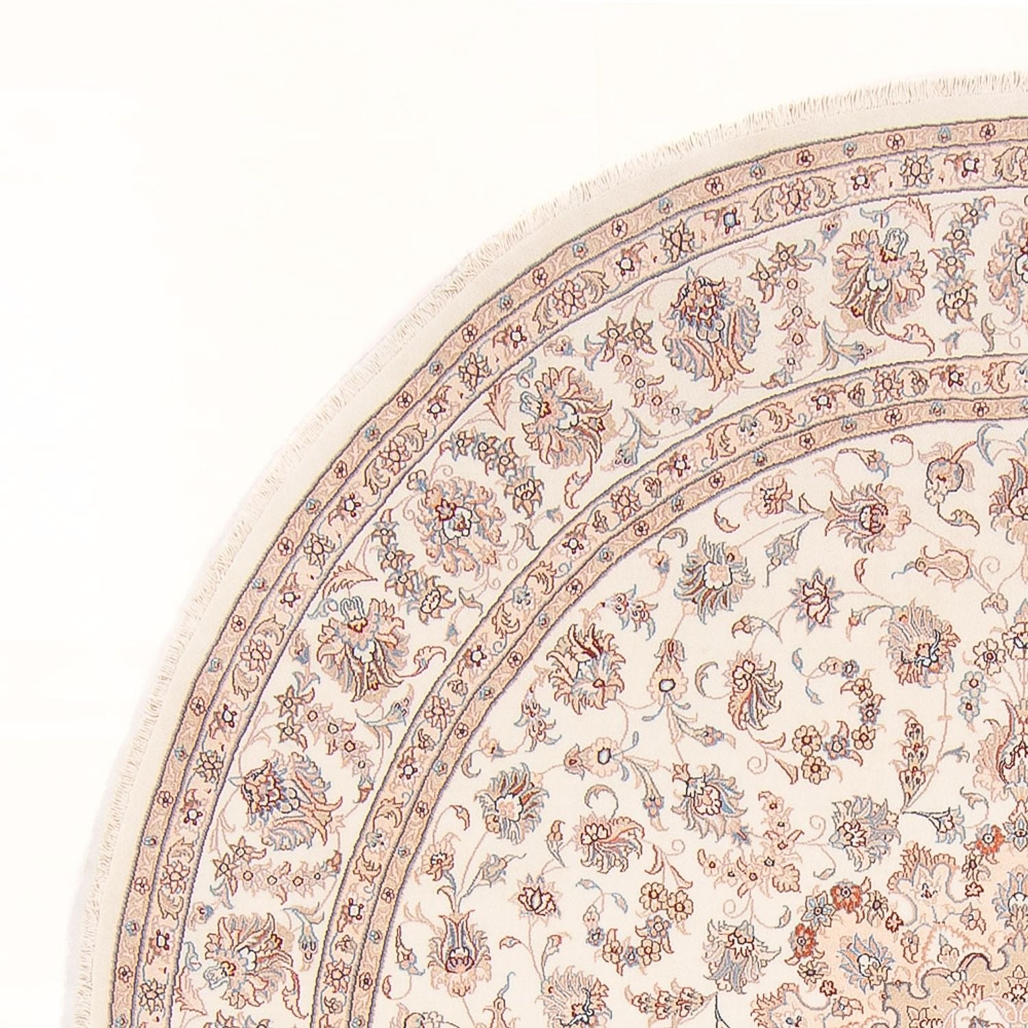Tapis persan - Tabriz - Royal ronde  - 248 x 248 cm - crème