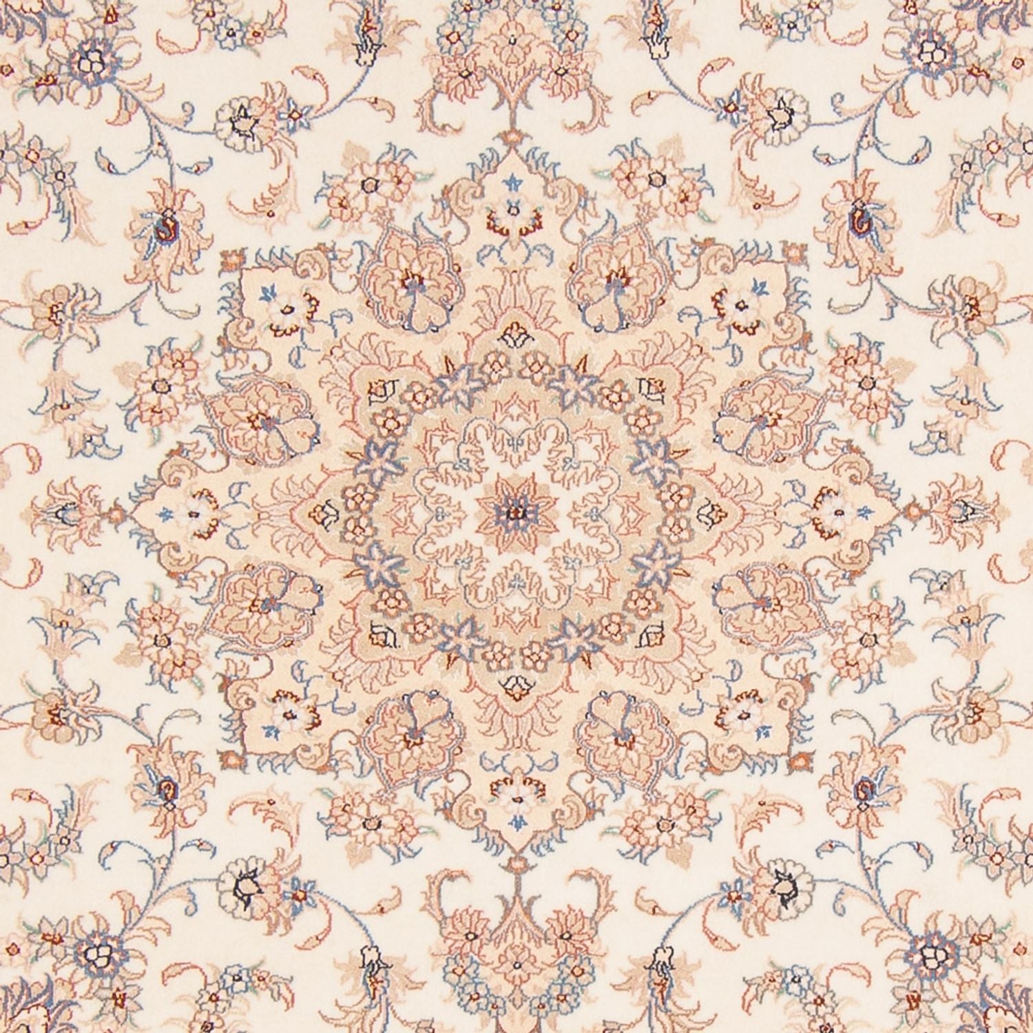 Tapis persan - Tabriz - Royal carré  - 211 x 198 cm - crème