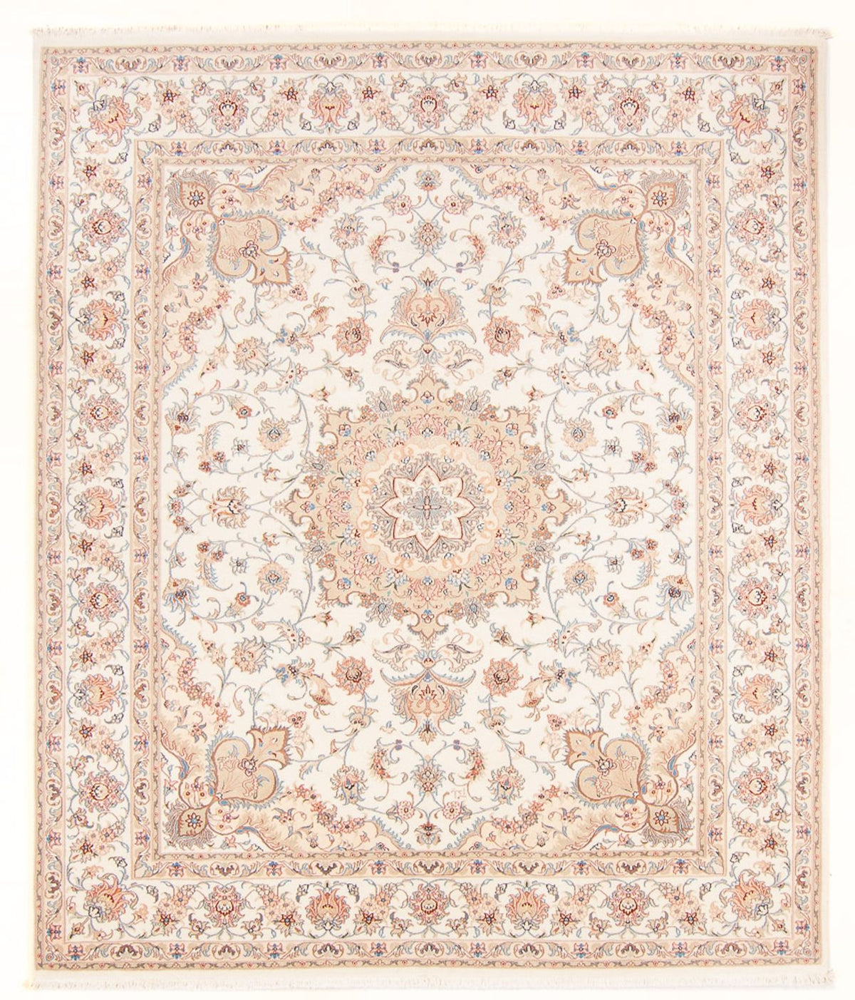 Tapis persan - Tabriz - Royal - 243 x 198 cm - crème