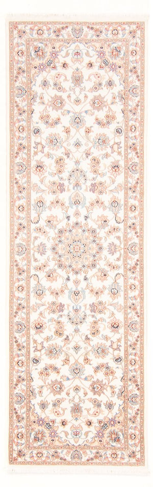Tapis de couloir Tapis persan - Tabriz - Royal - 254 x 81 cm - crème