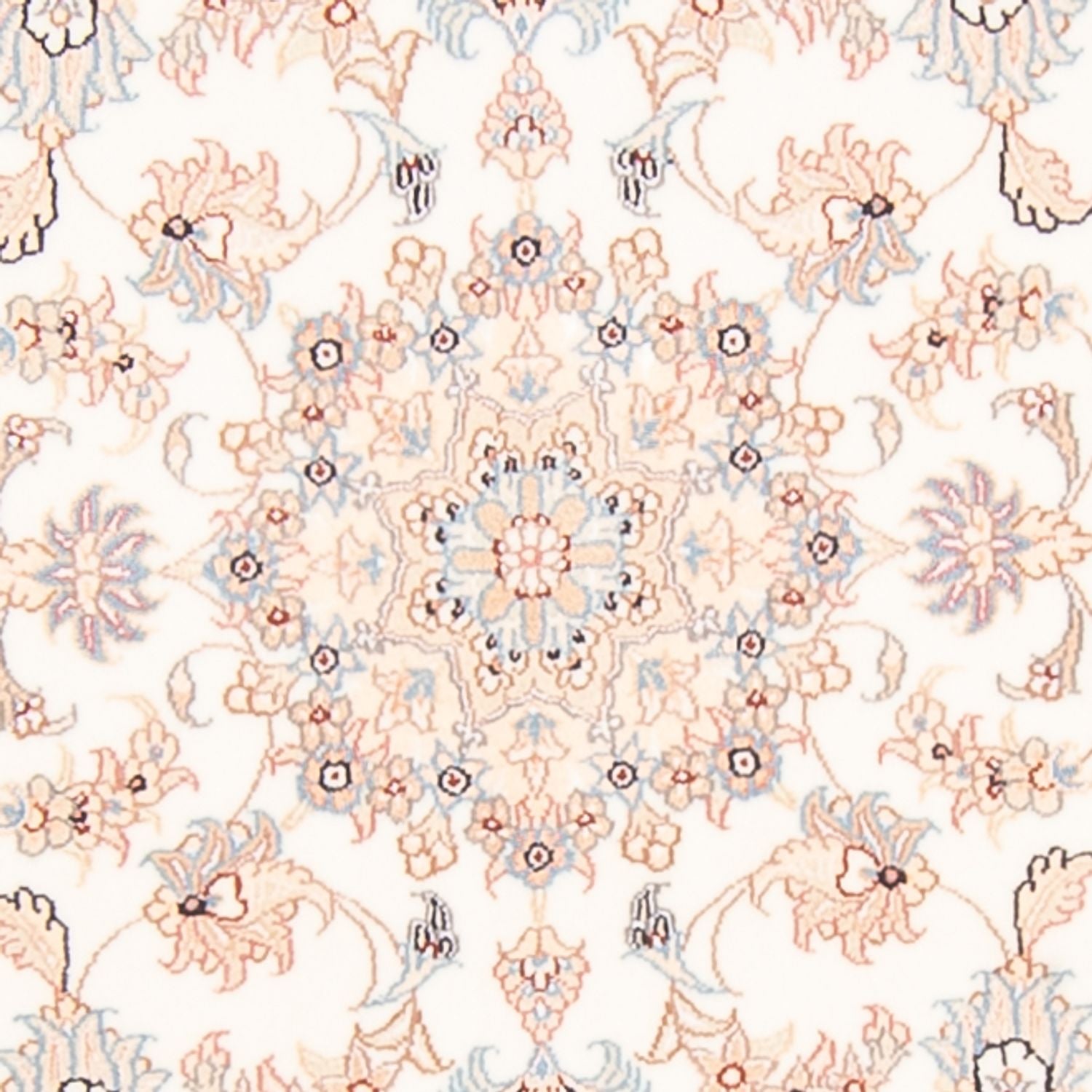 Tapis de couloir Tapis persan - Tabriz - Royal - 254 x 81 cm - crème