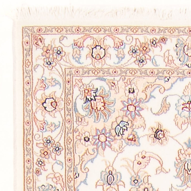 Tapis de couloir Tapis persan - Tabriz - Royal - 254 x 81 cm - crème