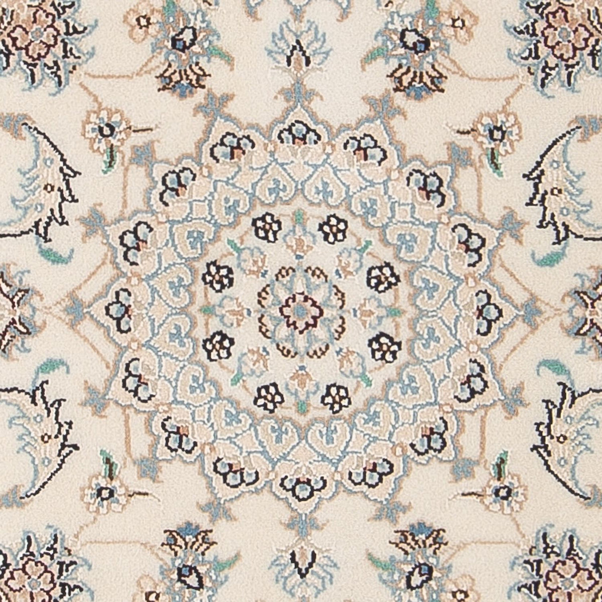 Tapis persan - Nain - Premium - 120 x 80 cm - crème