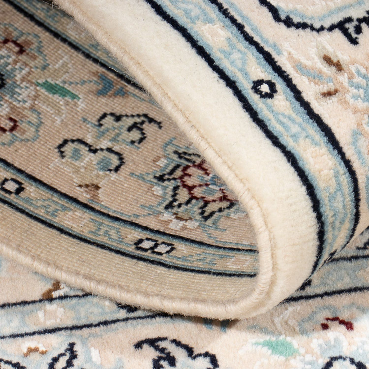 Tapis persan - Nain - Premium - 120 x 80 cm - crème