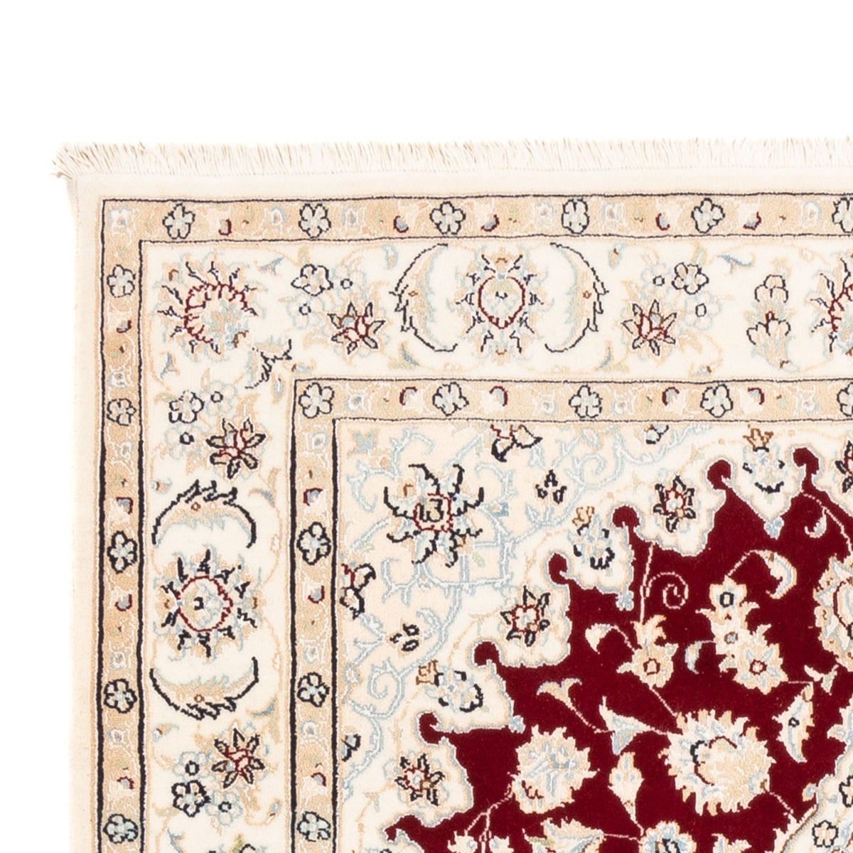 Tapis persan - Nain - Premium - 178 x 122 cm - rouge