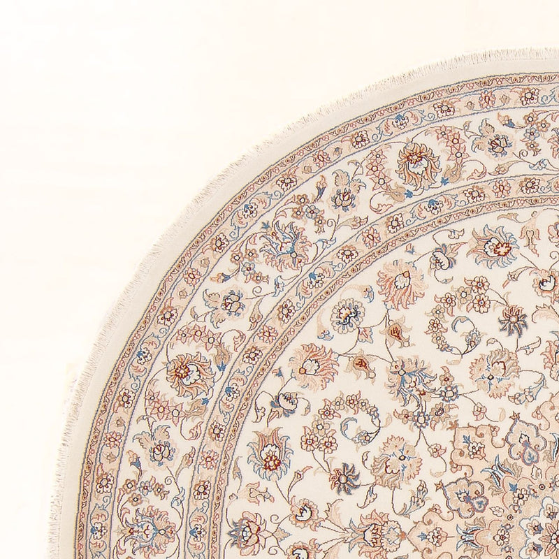 Tapis persan - Tabriz - Royal ronde  - 199 x 197 cm - crème