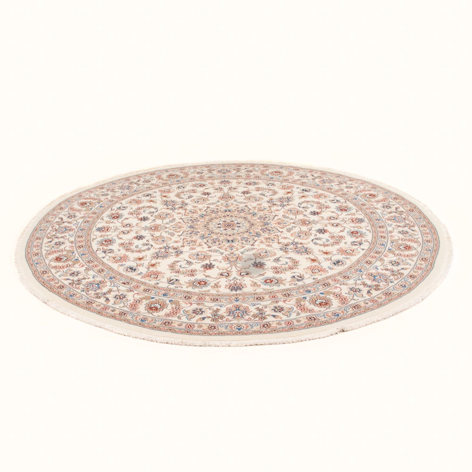 Tapis persan - Tabriz - Royal ronde  - 199 x 197 cm - crème