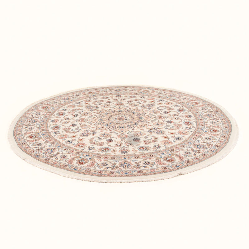 Tapis persan - Tabriz - Royal ronde  - 199 x 197 cm - crème