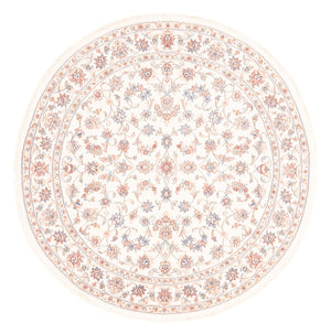 Tapis persan - Tabriz ronde  - 152 x 146 cm - crème