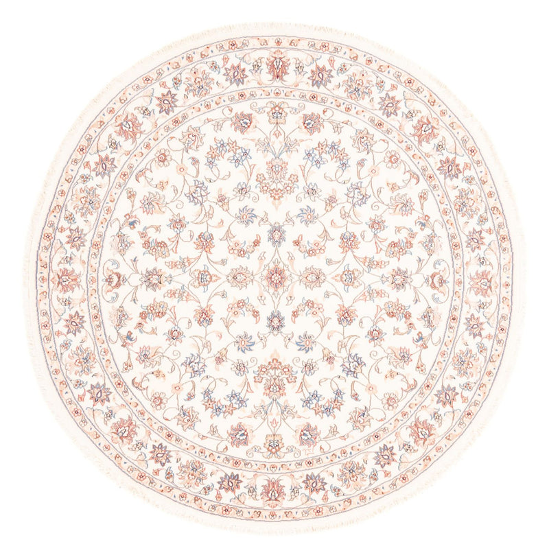 Tapis persan - Tabriz ronde  - 152 x 146 cm - crème