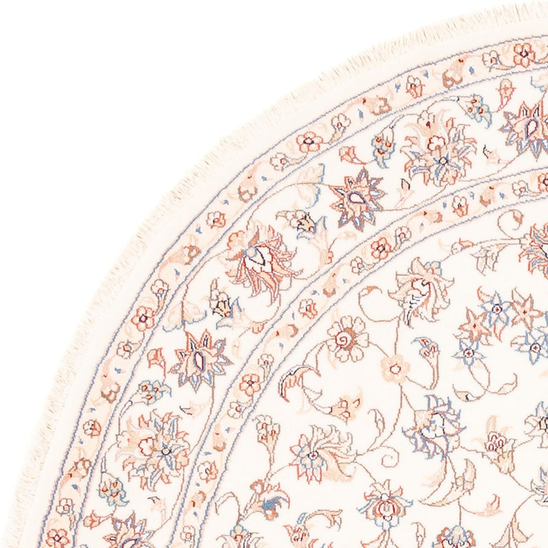 Tapis persan - Tabriz ronde  - 152 x 146 cm - crème
