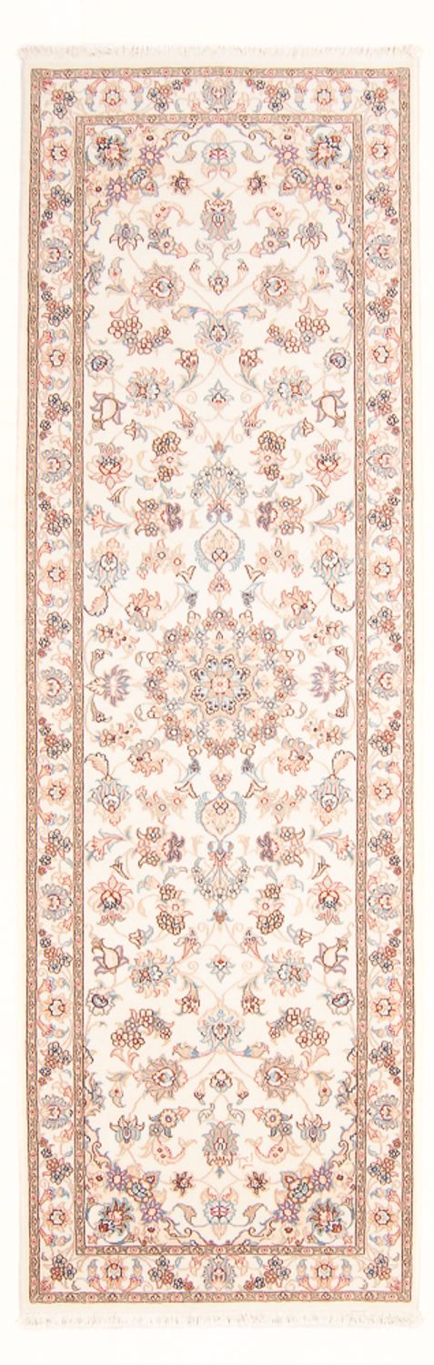 Tapis de couloir Tapis persan - Tabriz - Royal - 250 x 80 cm - crème
