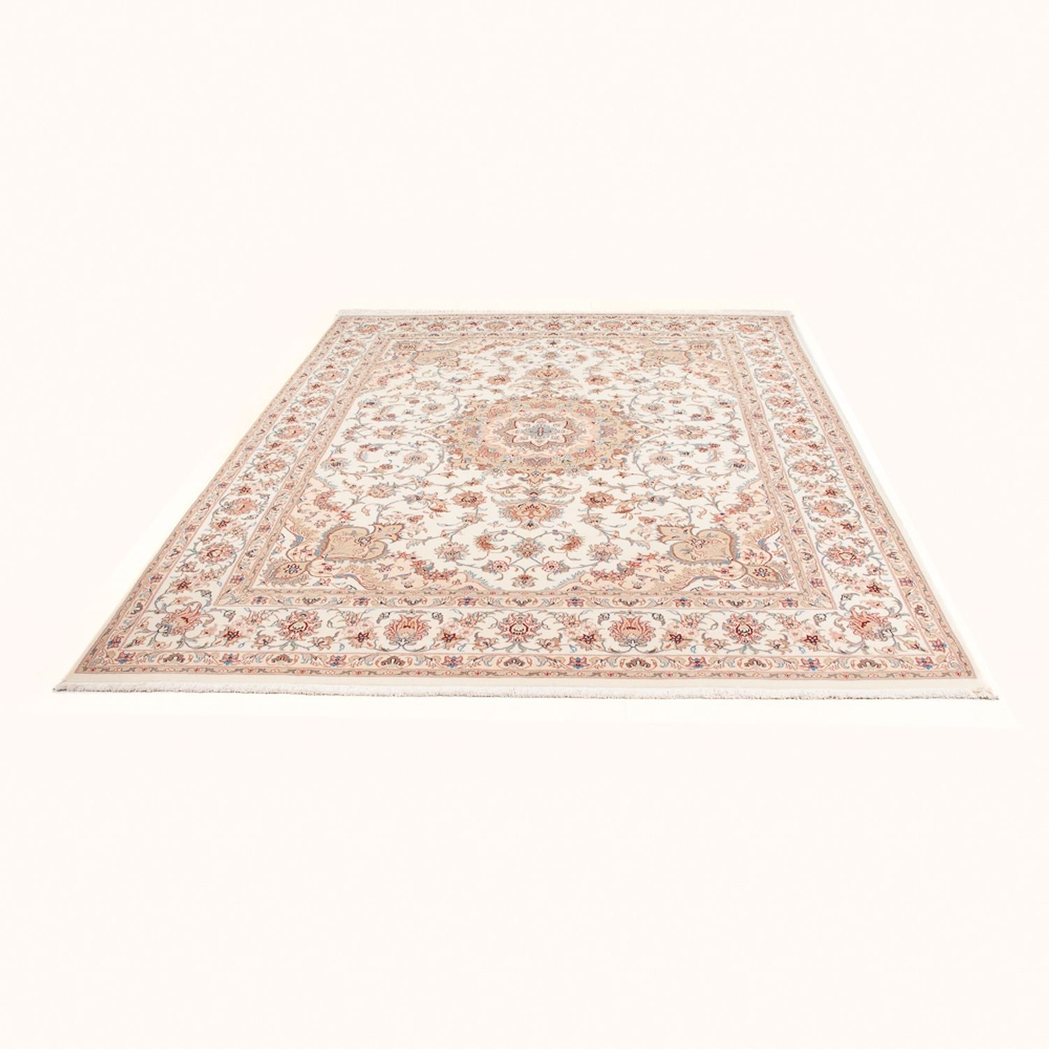 Tapis persan - Tabriz - Royal - 252 x 200 cm - crème
