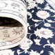 Tapis persan - Nain - Premium - 182 x 120 cm - bleu foncé
