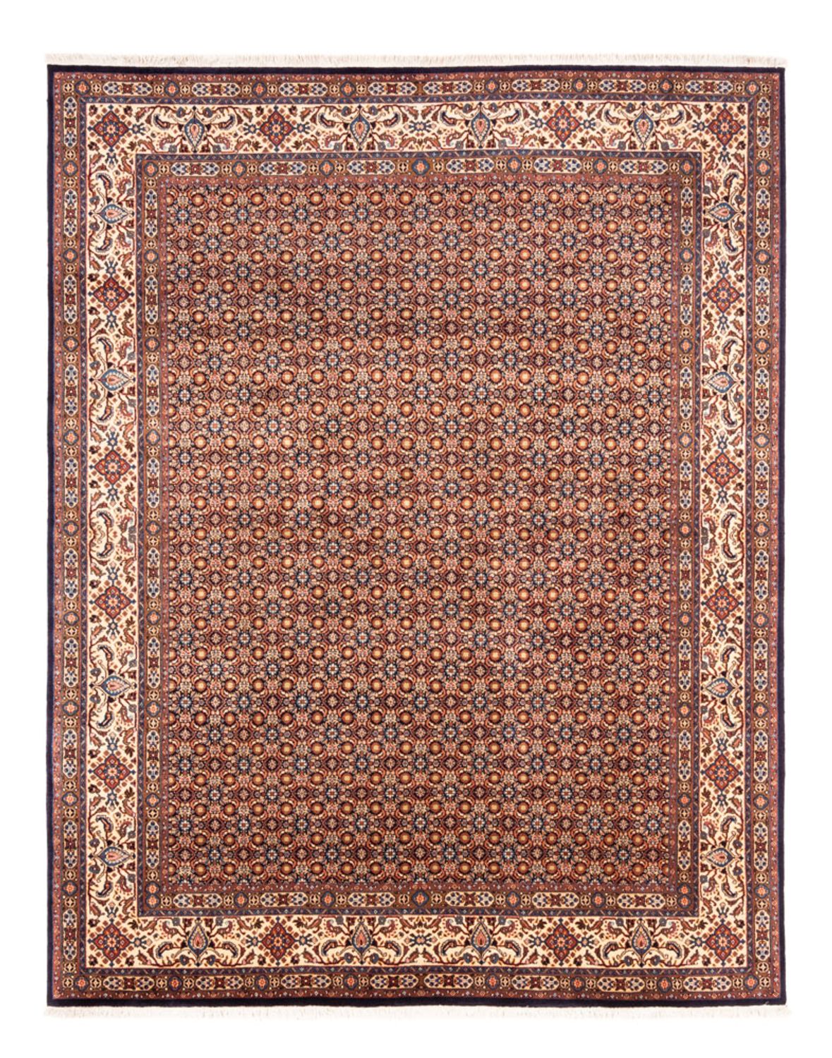 Tapis persan - Classique - 246 x 193 cm - beige foncé