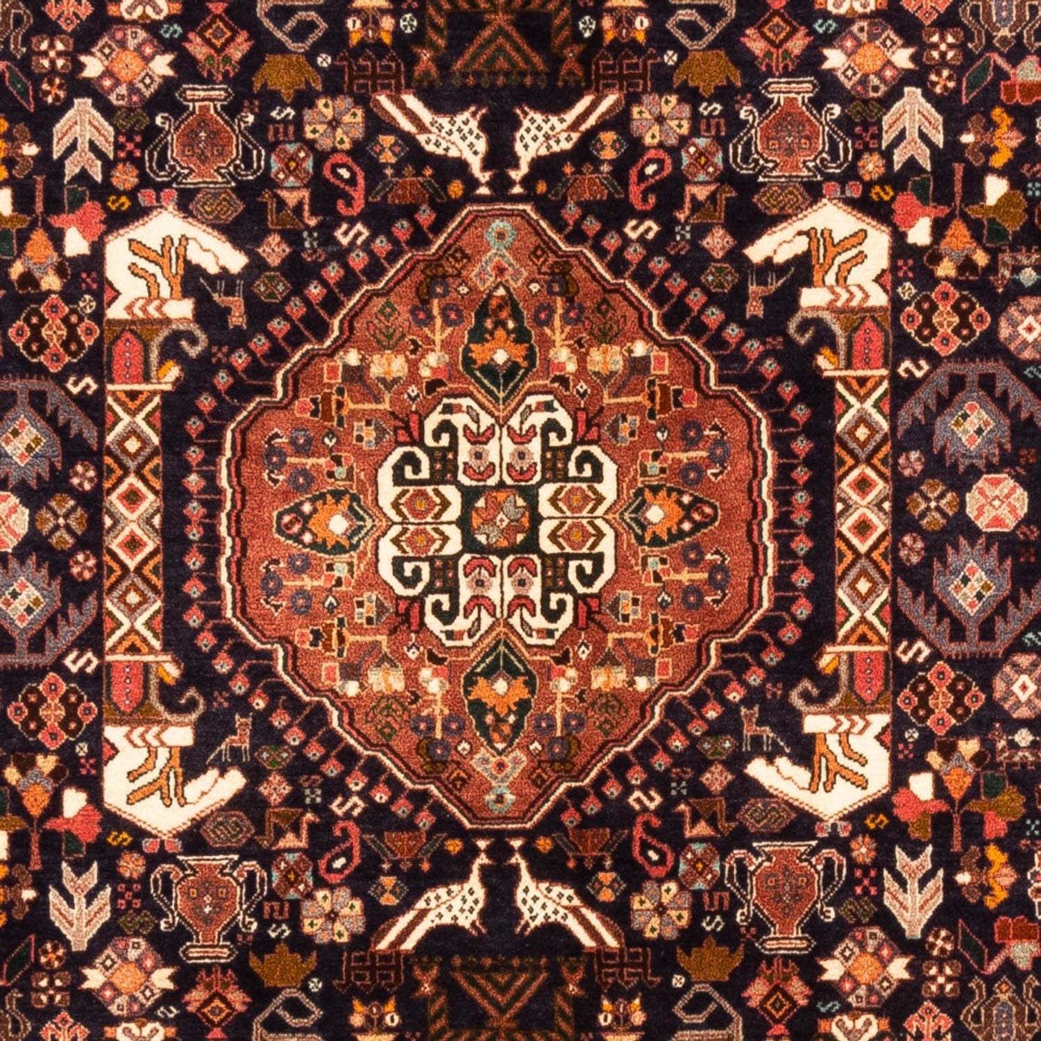 Tapis persan - Nomadic - 250 x 160 cm - bleu foncé