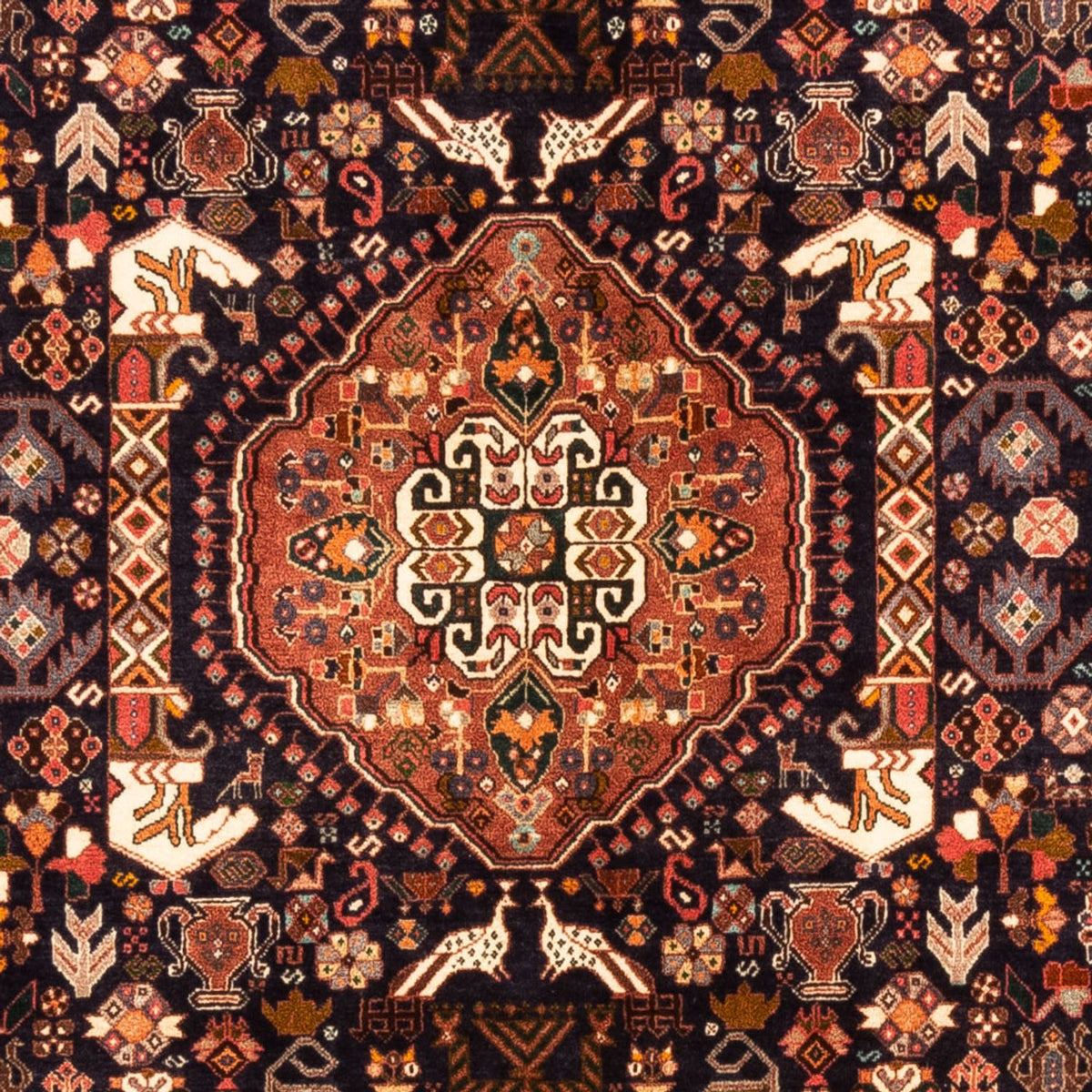 Tapis persan - Nomadic - 250 x 160 cm - bleu foncé