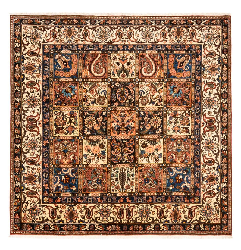 Tapis persan - Nomadic carré  - 207 x 199 cm - beige foncé