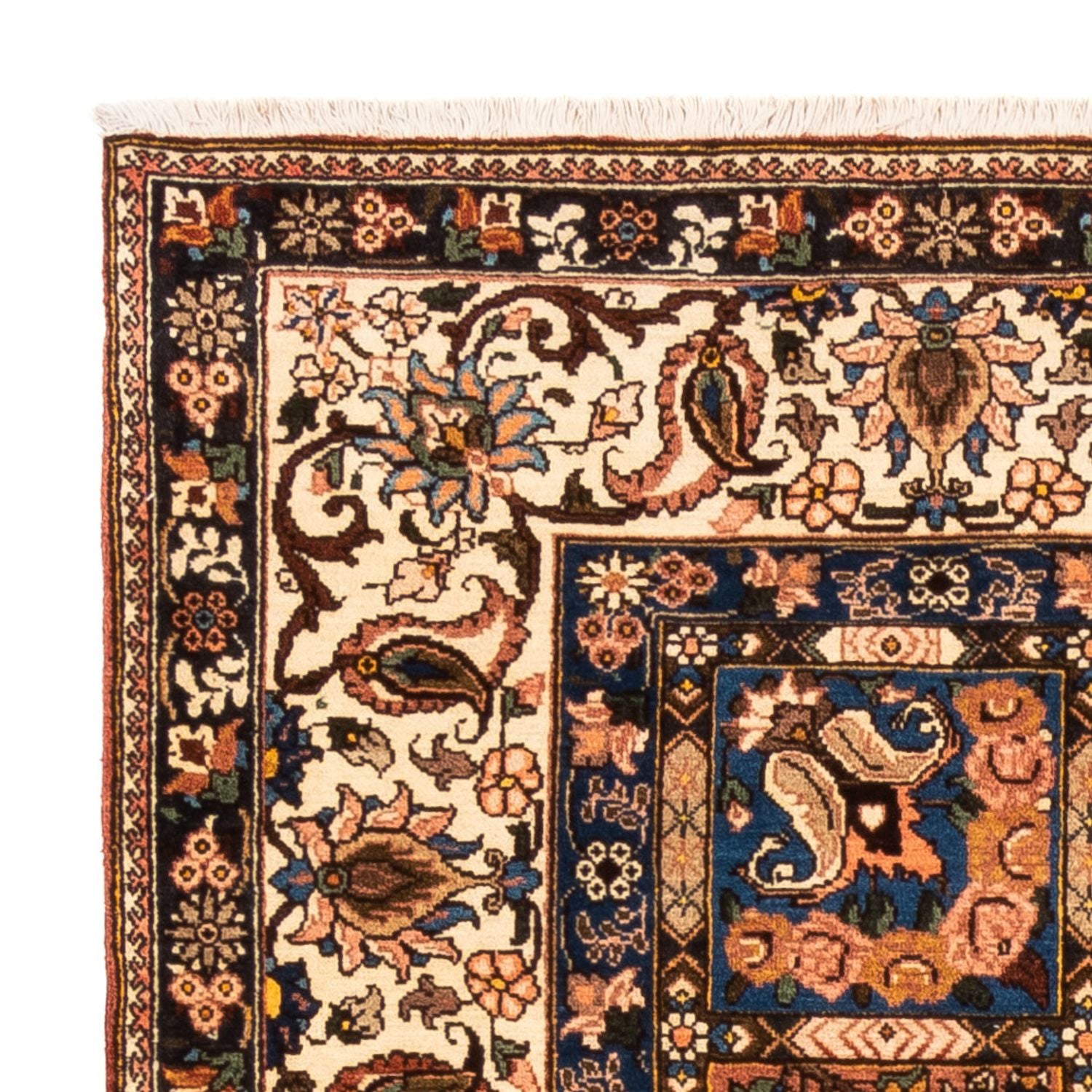 Tapis persan - Nomadic carré  - 207 x 199 cm - beige foncé